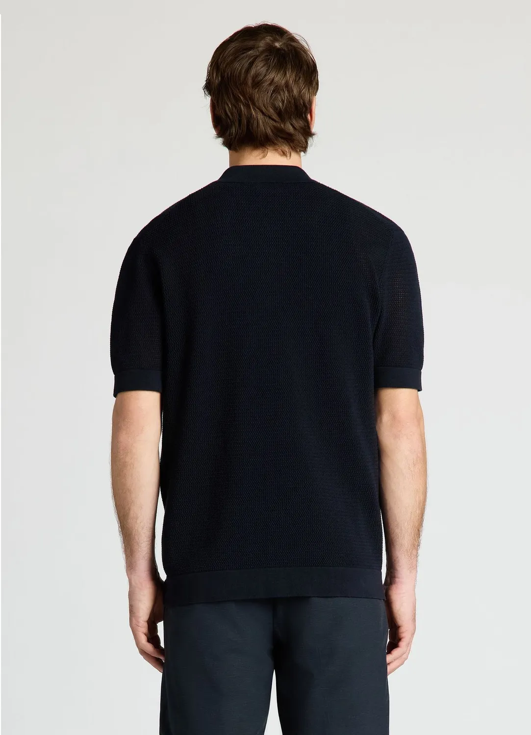 Calliope chemise ajourée homme manches courtes