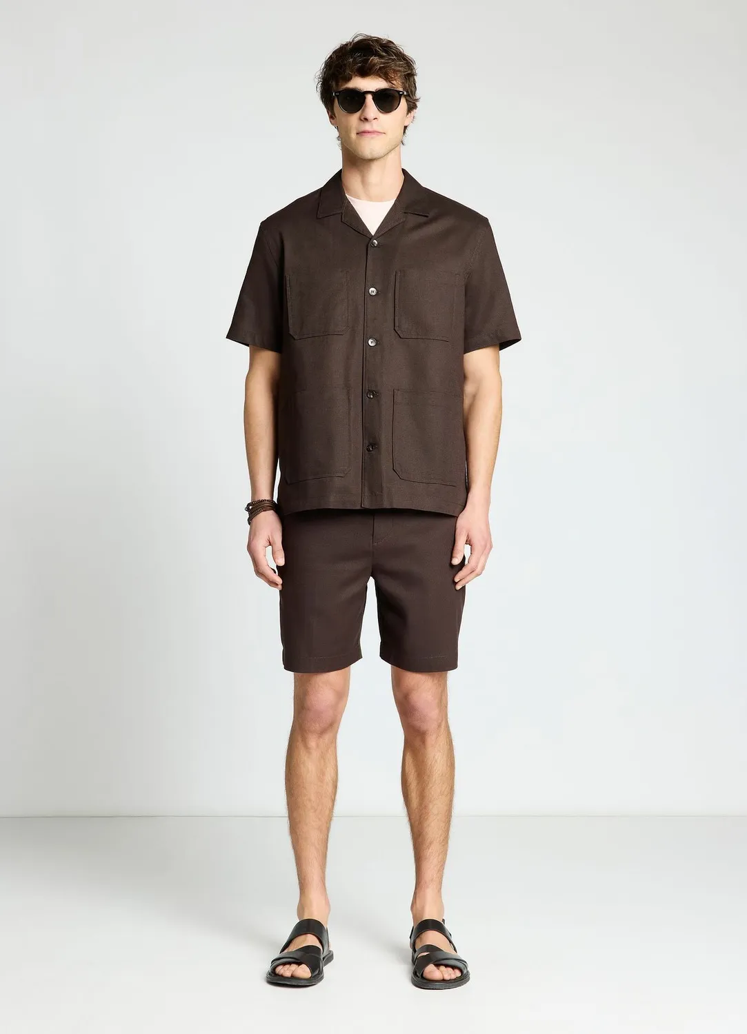 Calliope chemise homme hawaïenne poches manches courtes