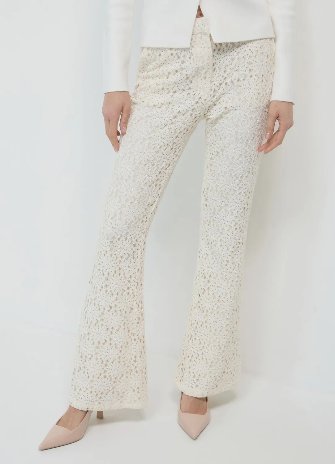 Calliope pantalon patte macramé femme regular