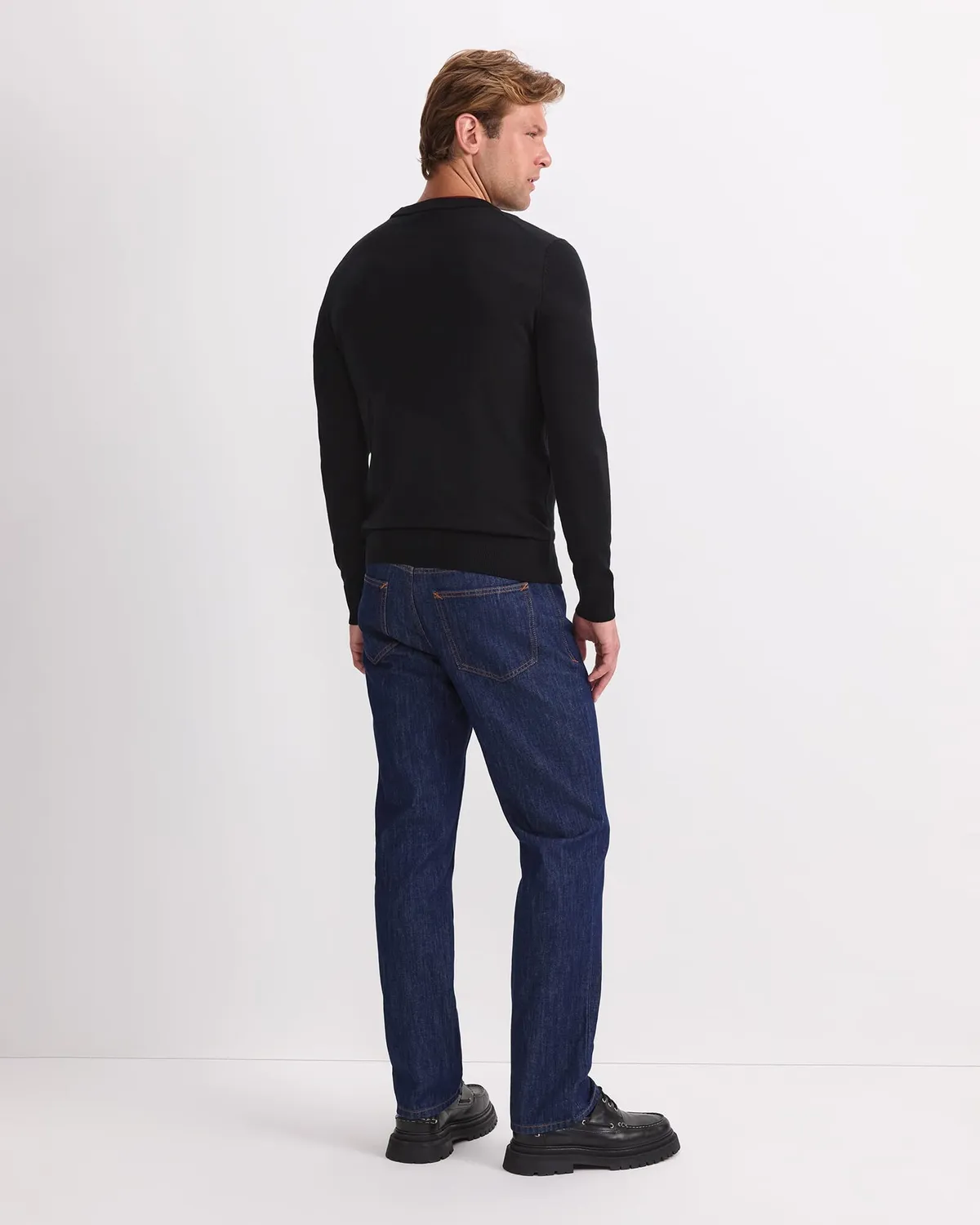 Sportscraft Merino 208110 pull col rond homme laine
