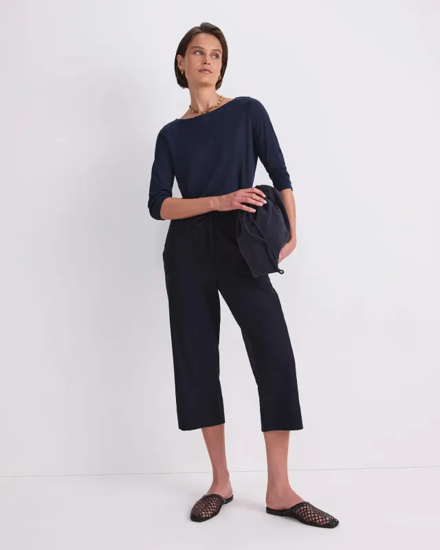 Sportscraft Rosa Crop Linen Pant pantalon lin cropped