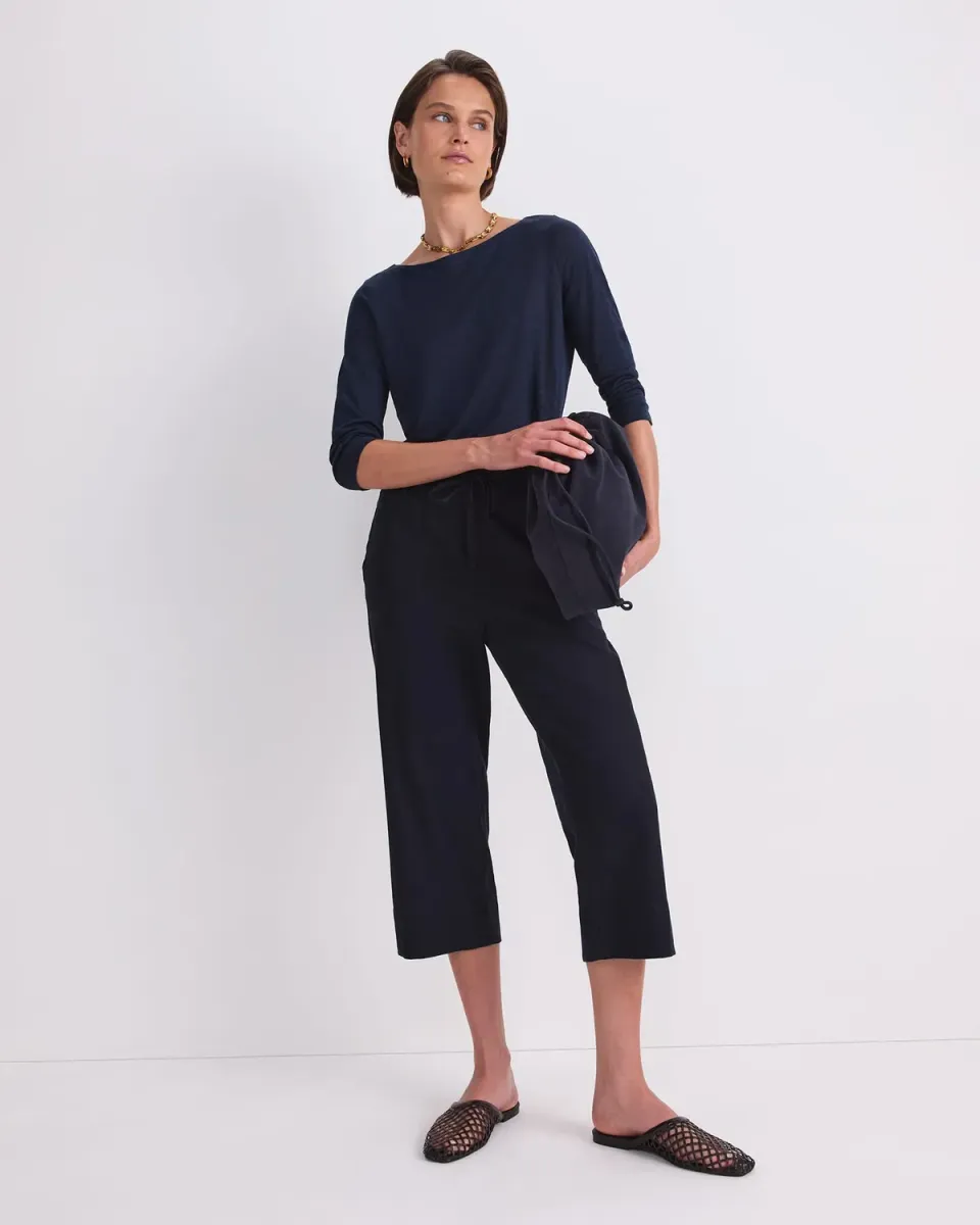 Sportscraft Rosa Crop Linen Pant pantalon lin cropped