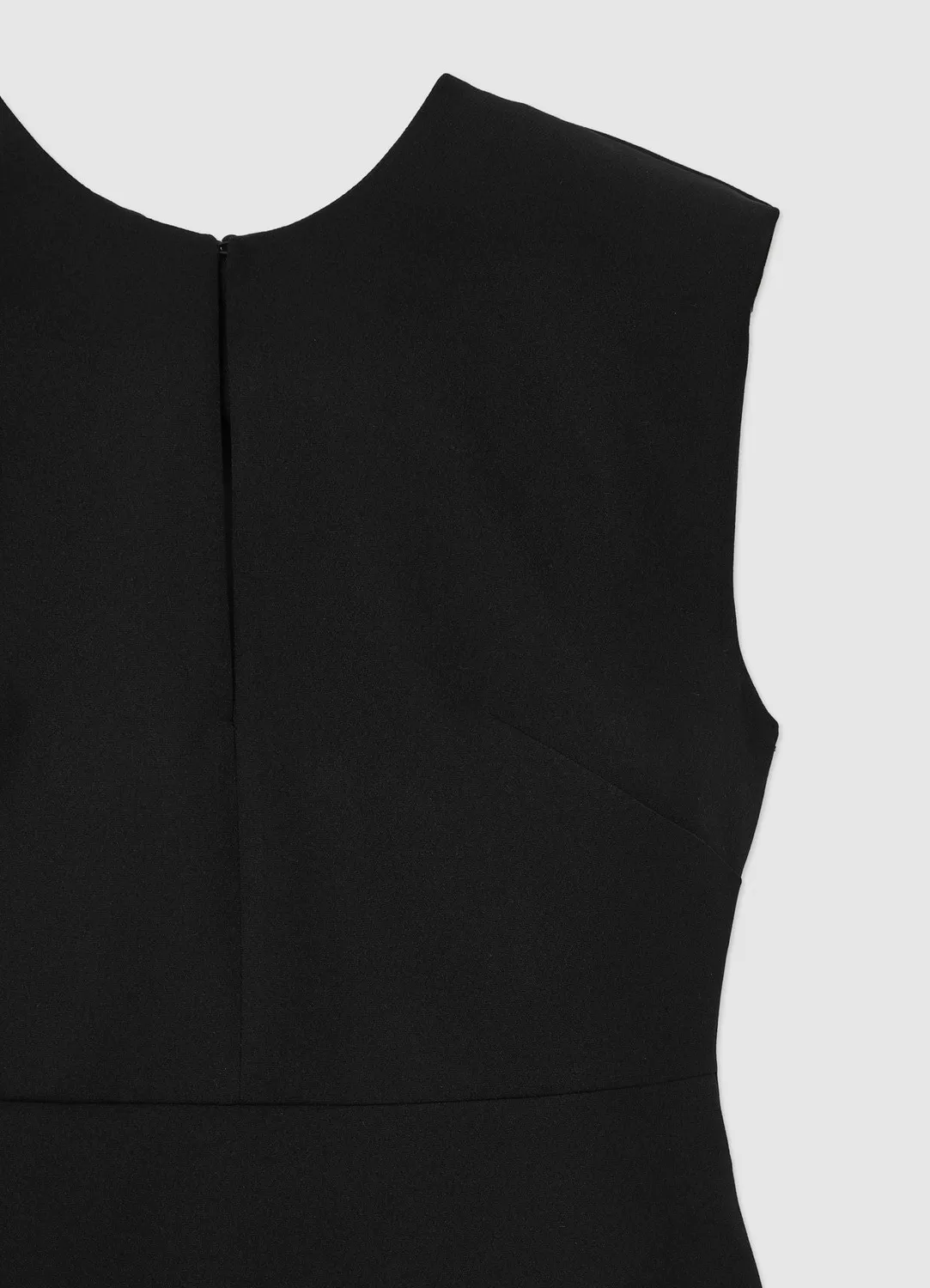 Calliope Atelier robe courte sans manches femme coupe droite