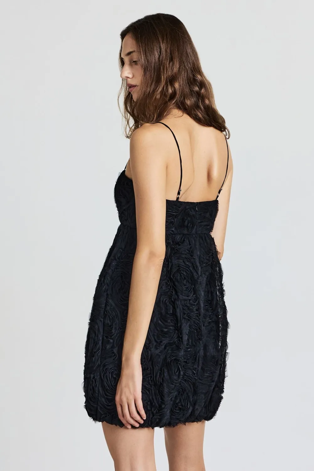 Calliope robe ballon femme roses bretelles XS-M