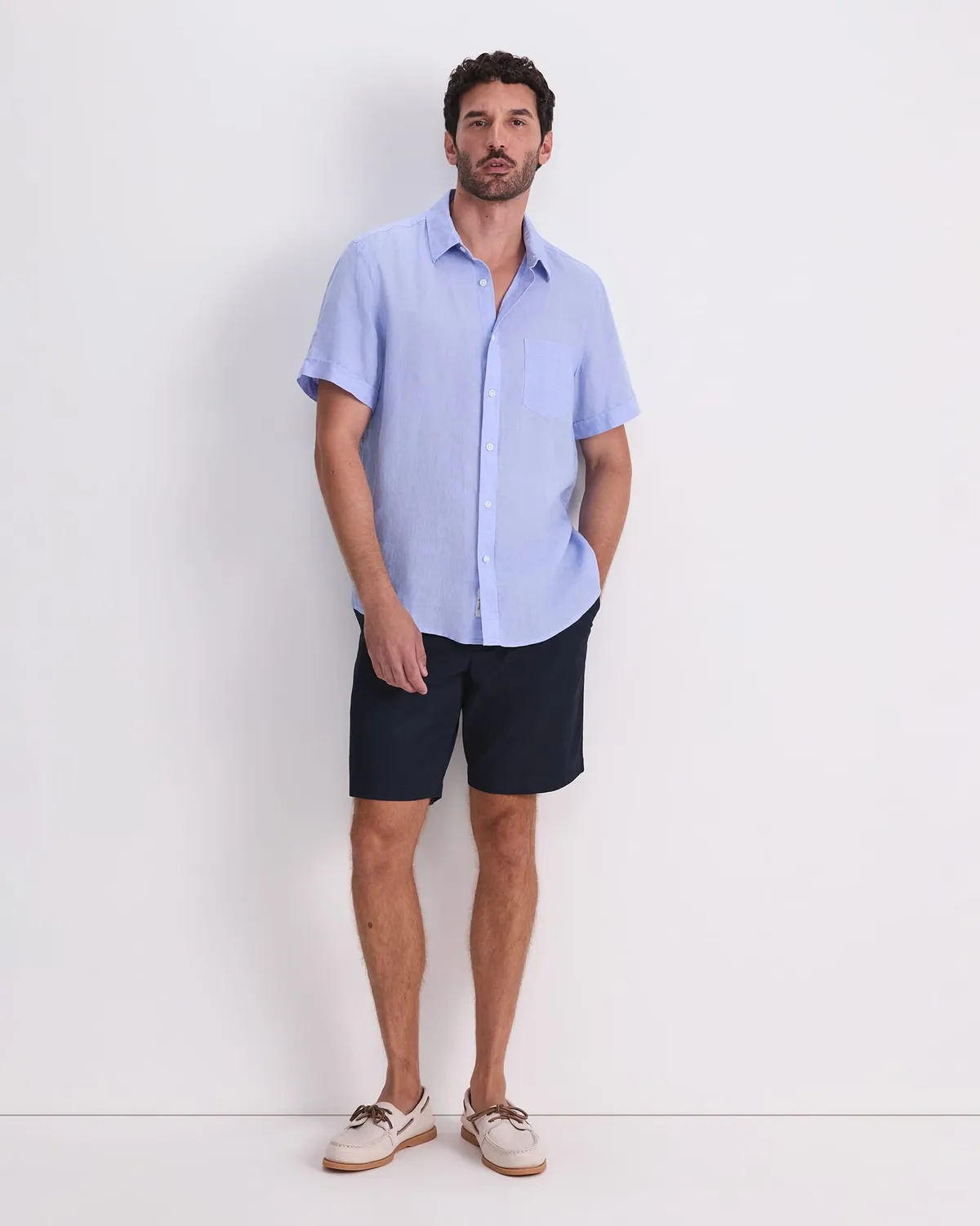 Sportscraft Delave chemise lin manches courtes