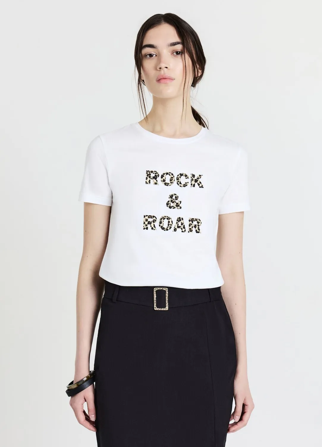 Calliope t-shirt femme coton animalier