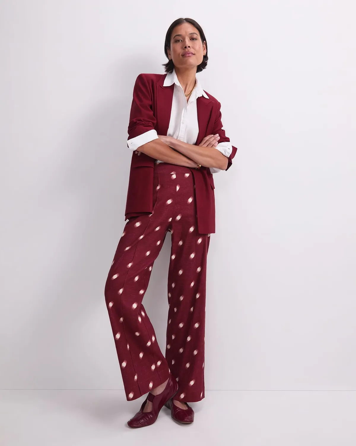 Sportscraft Rosa Spot Pantalon à pois femme