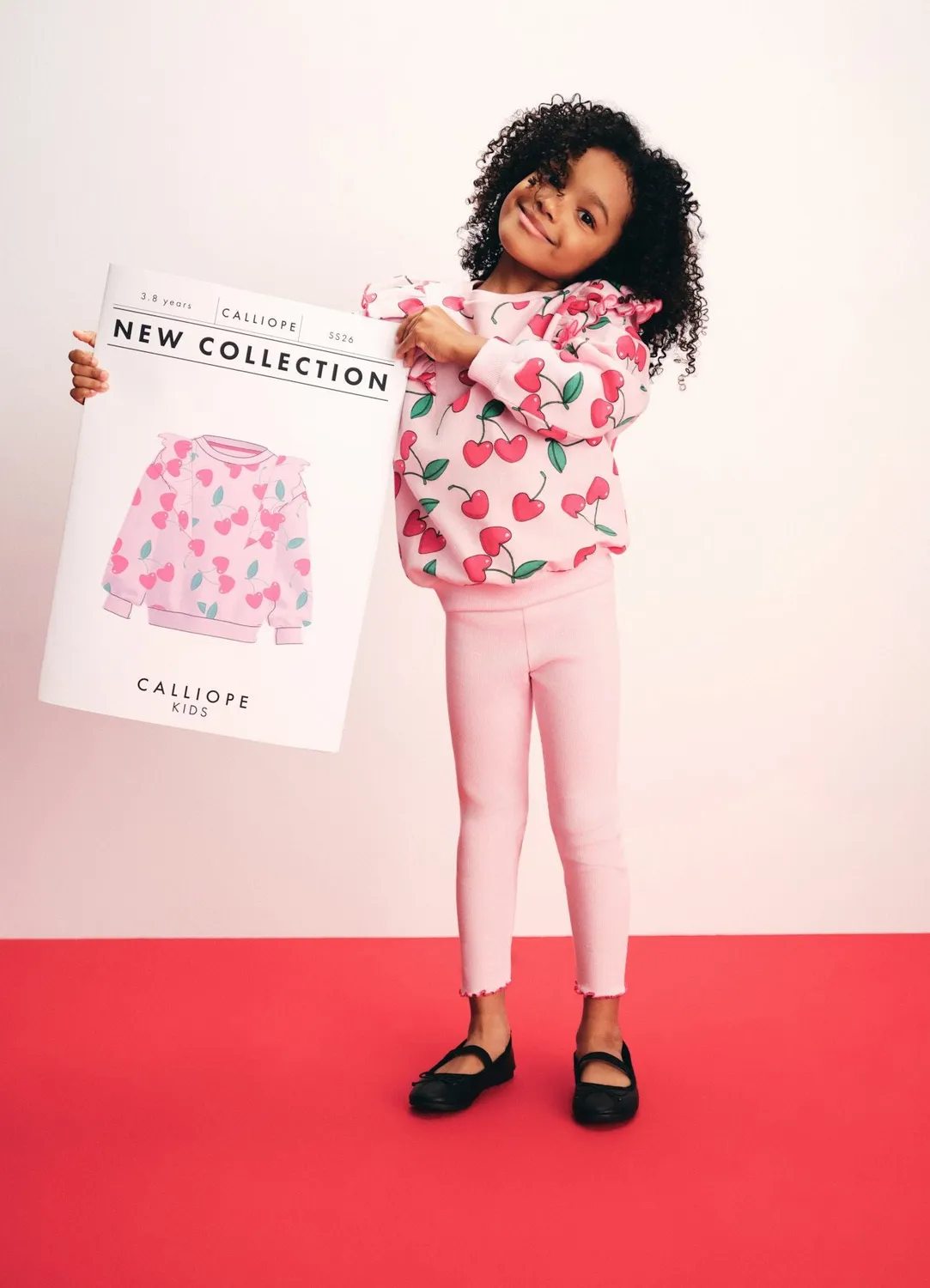 Calliope ensemble sweat leggings cerises fille