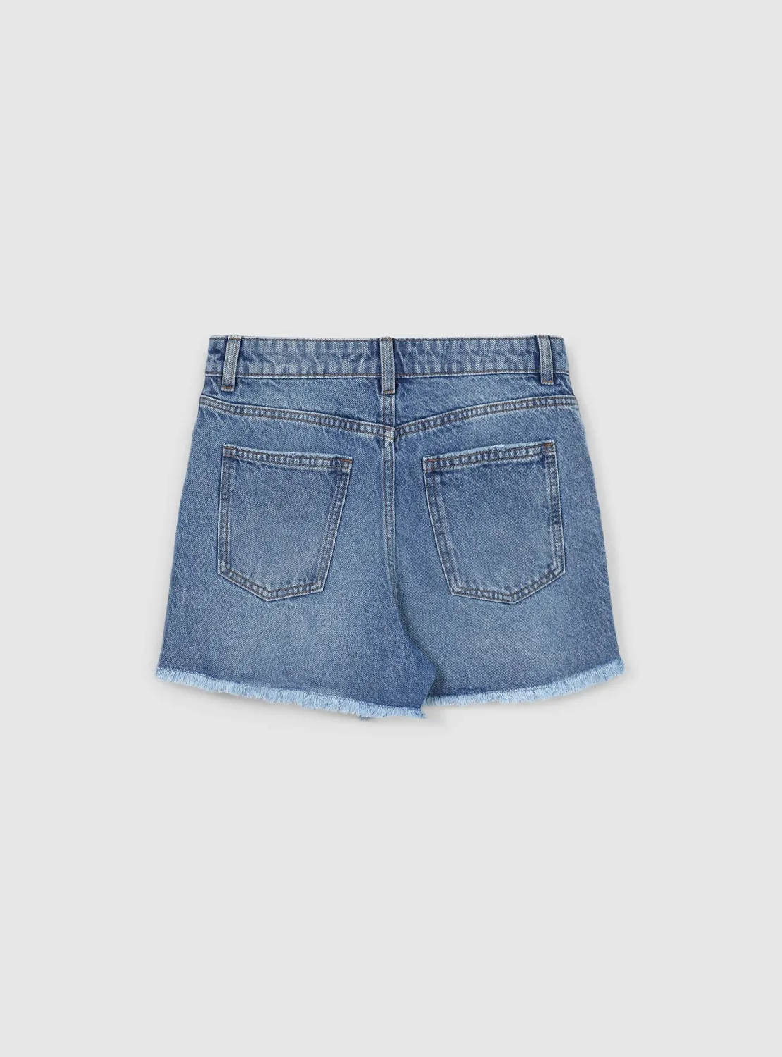 Calliope short mom femme déchiré denim