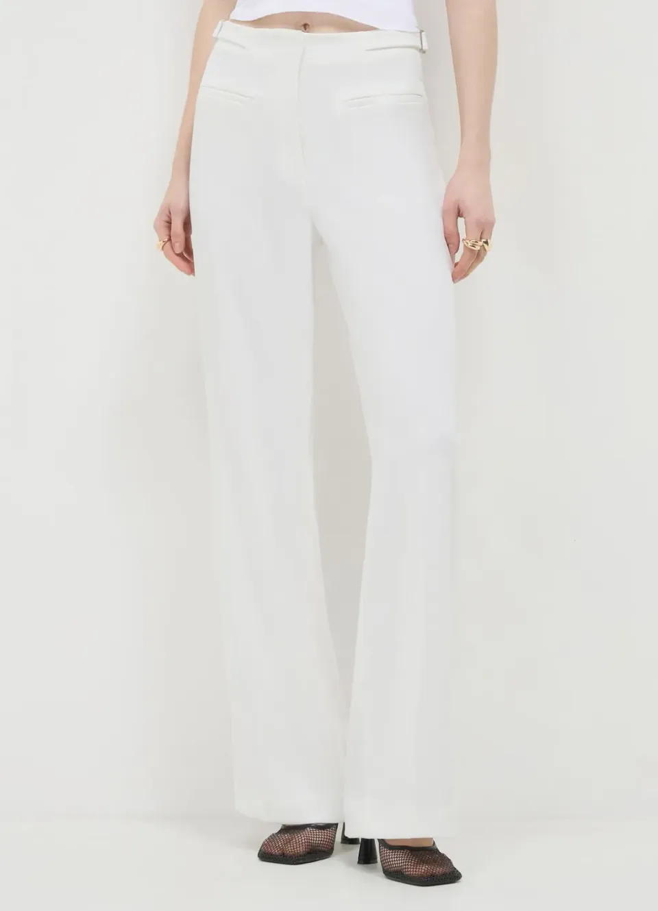 Calliope pantalon palazzo femme à brides
