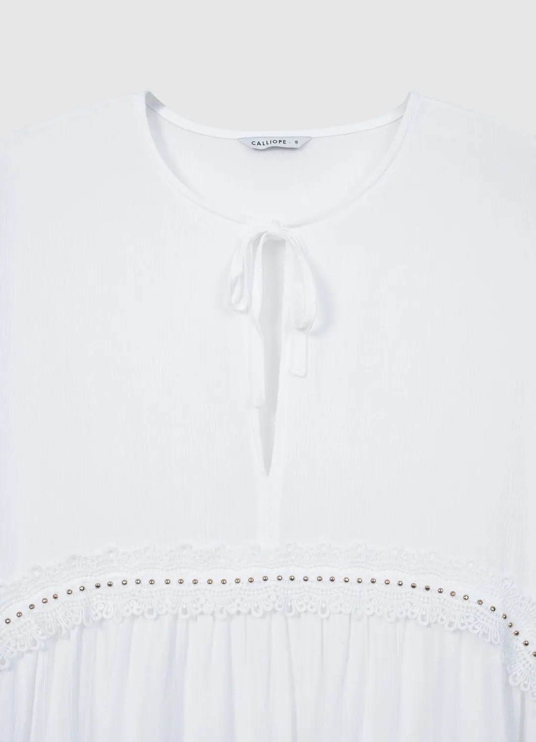 Calliope robe macramé femme regular