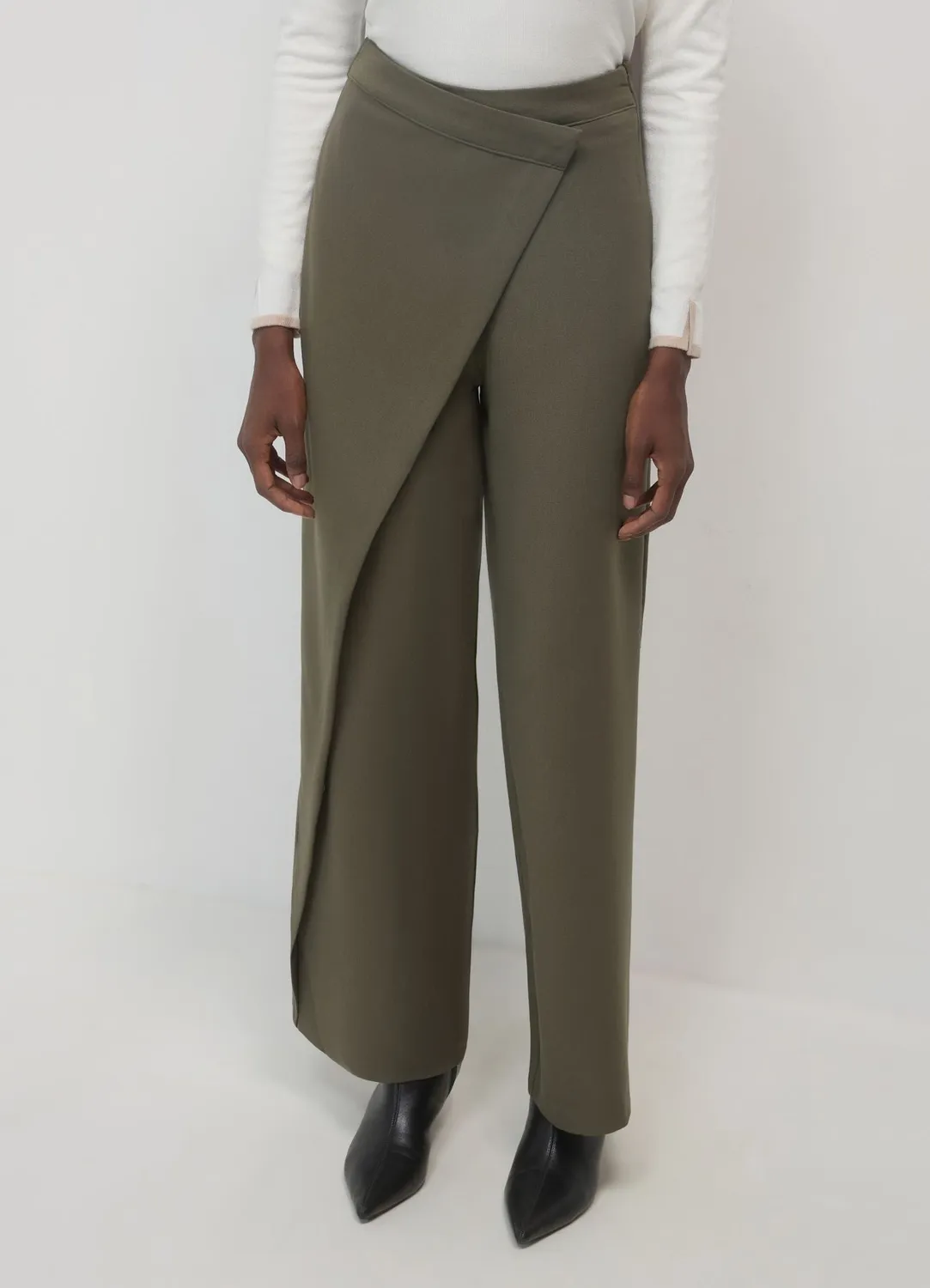 Calliope Portefeuille pantalon femme bouton pression