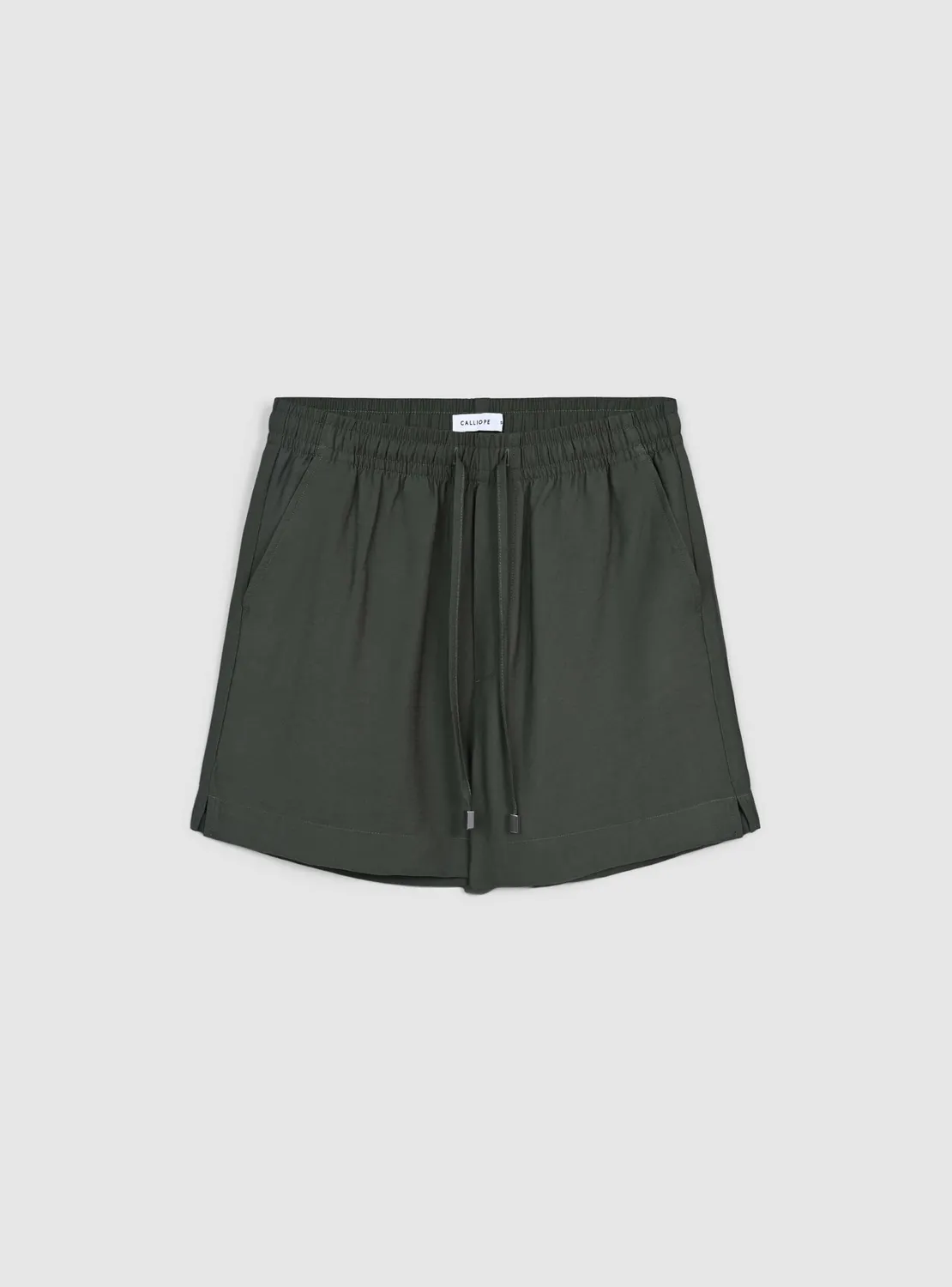 Calliope short femme uni à cordon regular