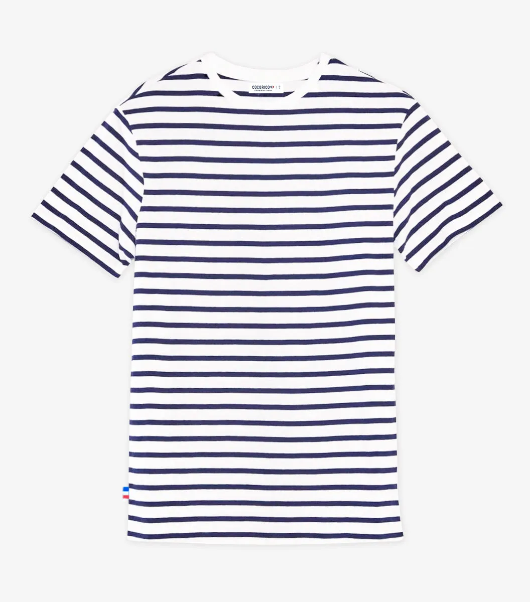 Cocorico Intemporel t-shirt femme marinière coton