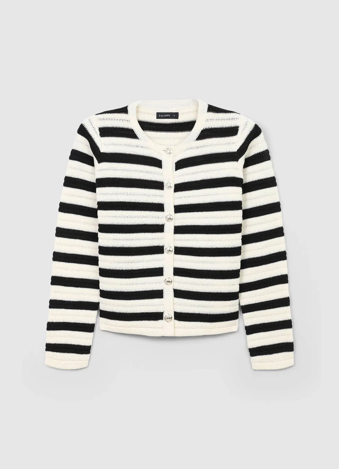 Calliope cardigan femme rayé boutons