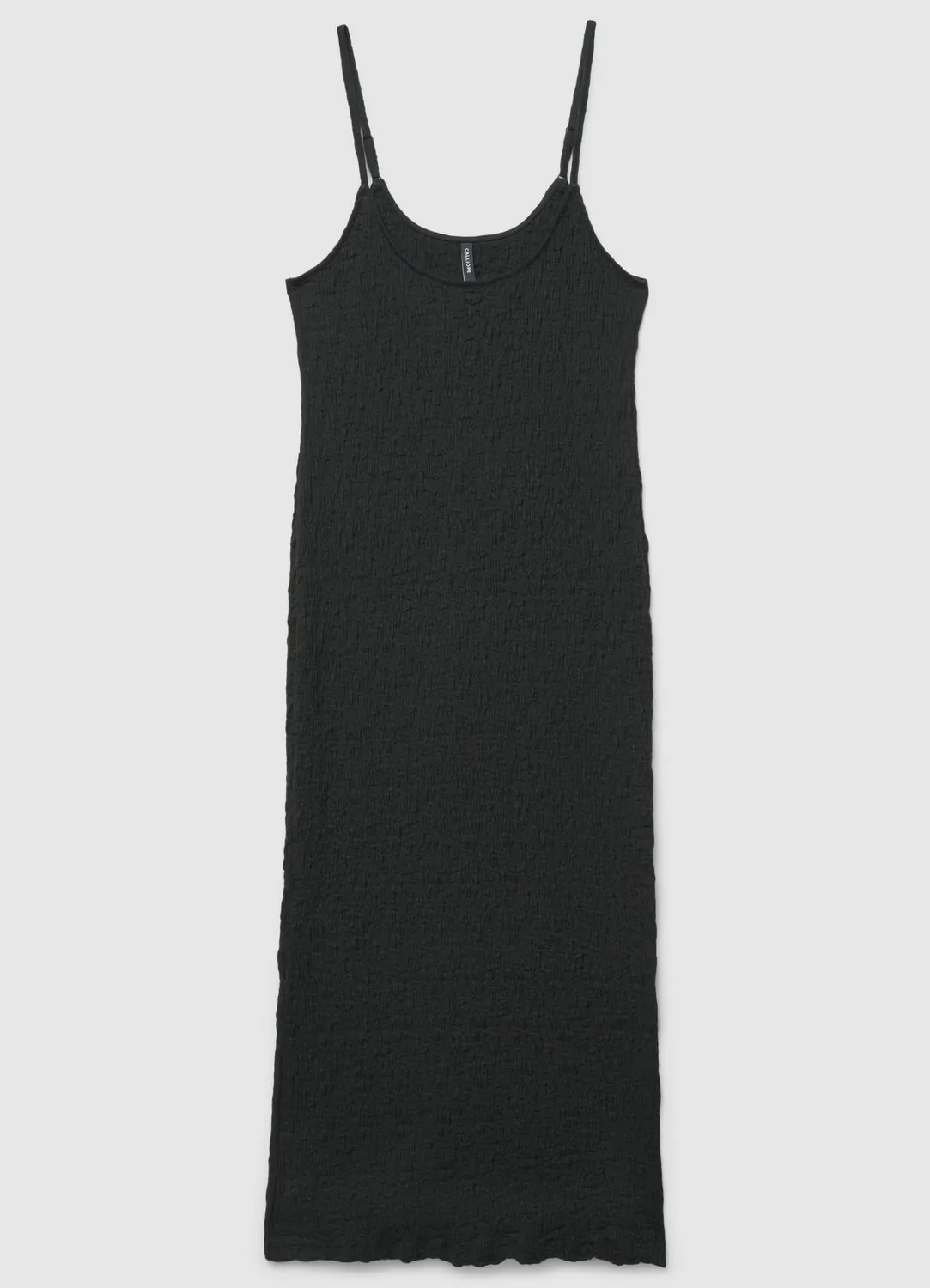 Calliope robe fourreau longue froissée femme