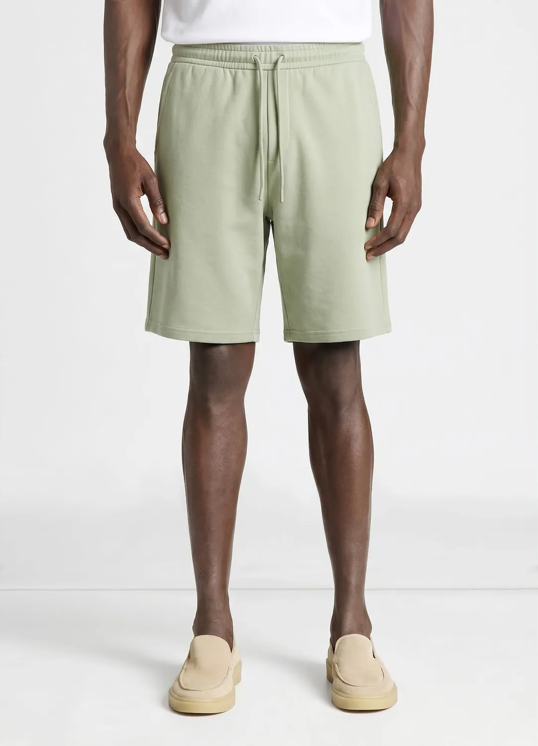 Calliope Short jogging homme uni à cordon