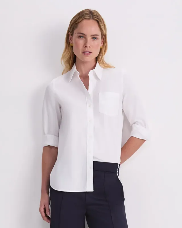 Sportscraft chemise oxford femme coton regular