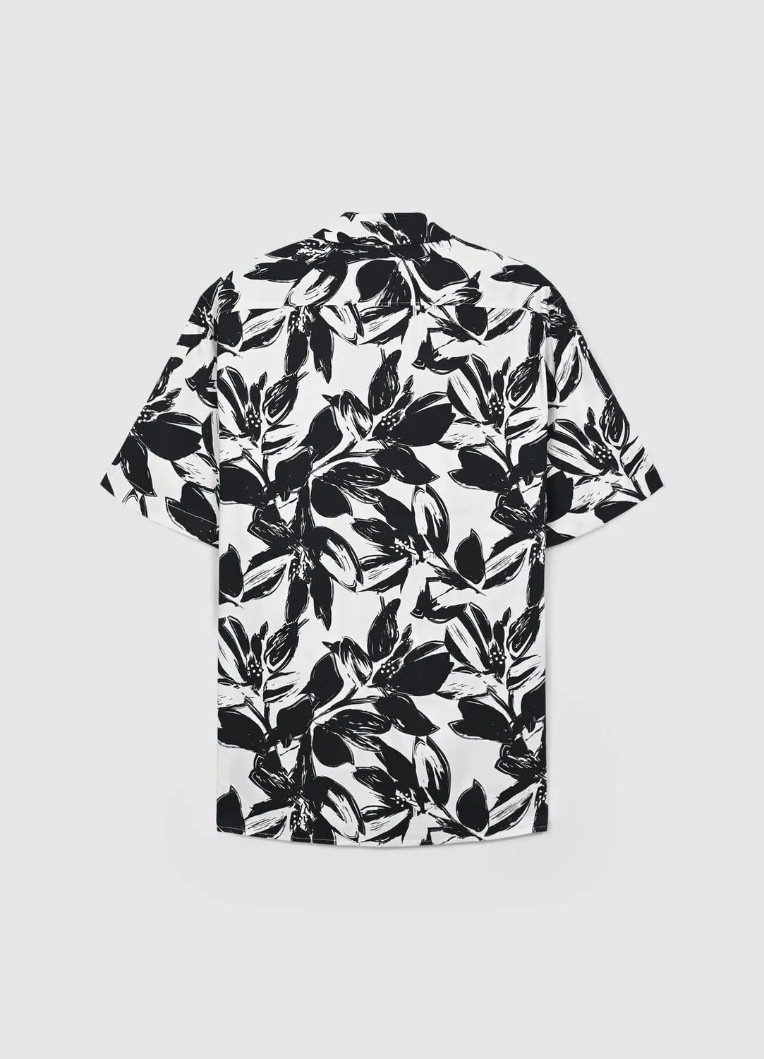 Calliope chemise bowling fleurs homme manches courtes