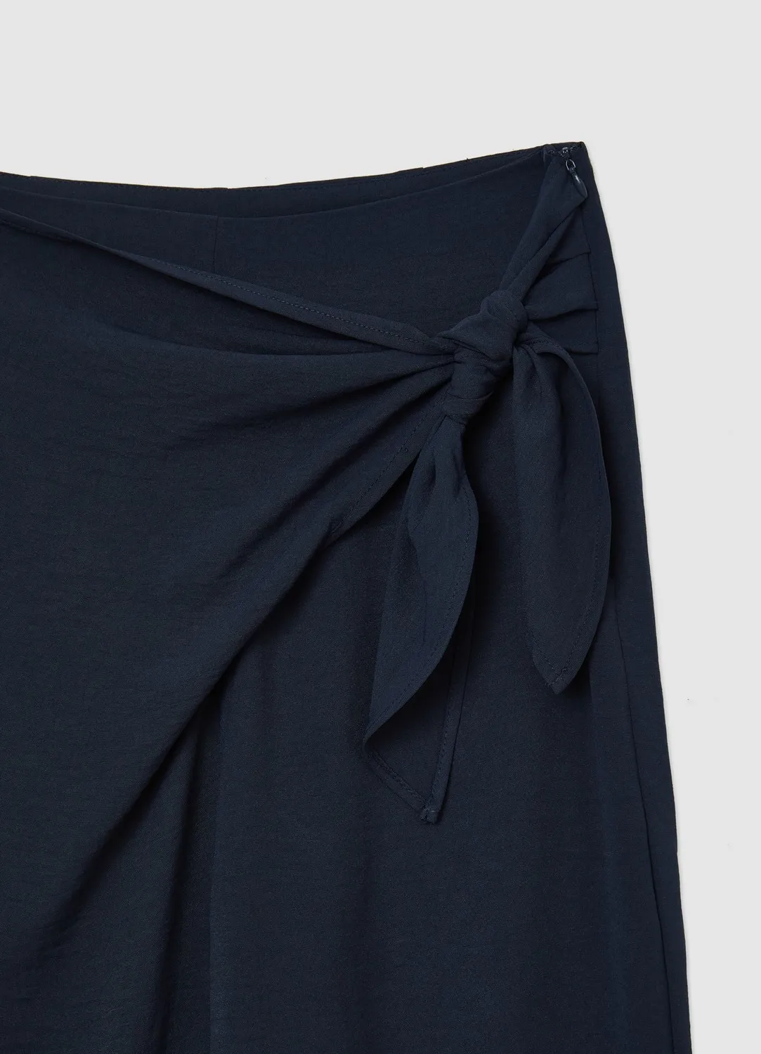 Calliope Pantalon à nœud pantalon femme long uni