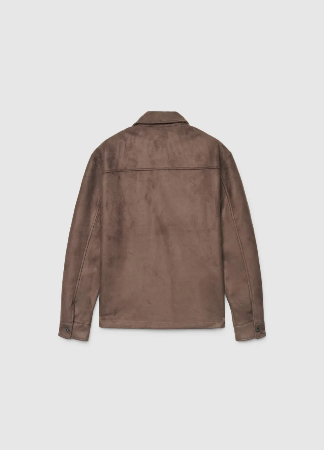 Calliope surchemise effet suédé homme boutons
