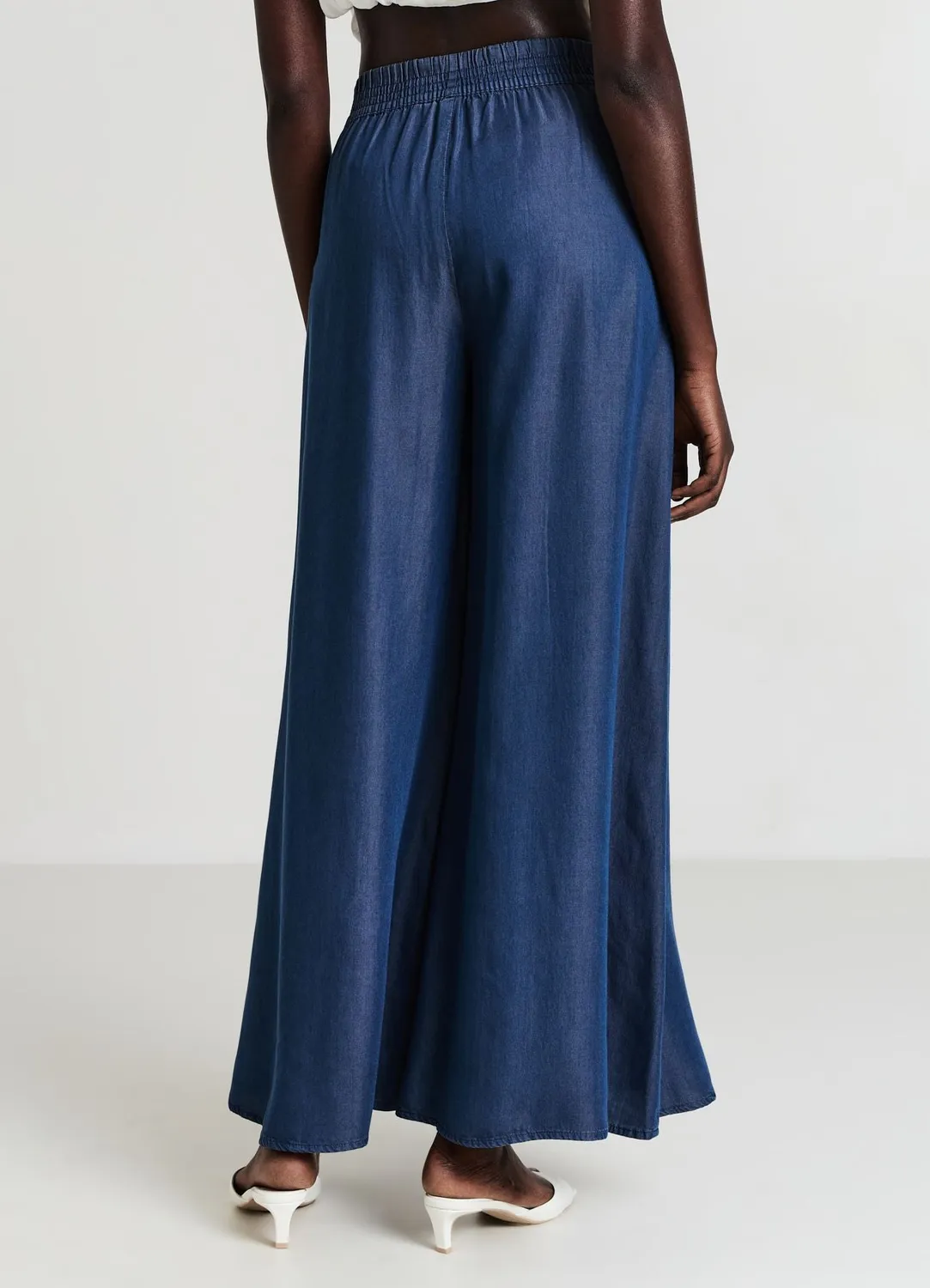 Calliope jupe-culotte élastique femme large