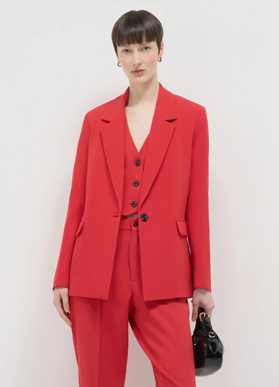 Calliope veste tailleur un bouton femme
