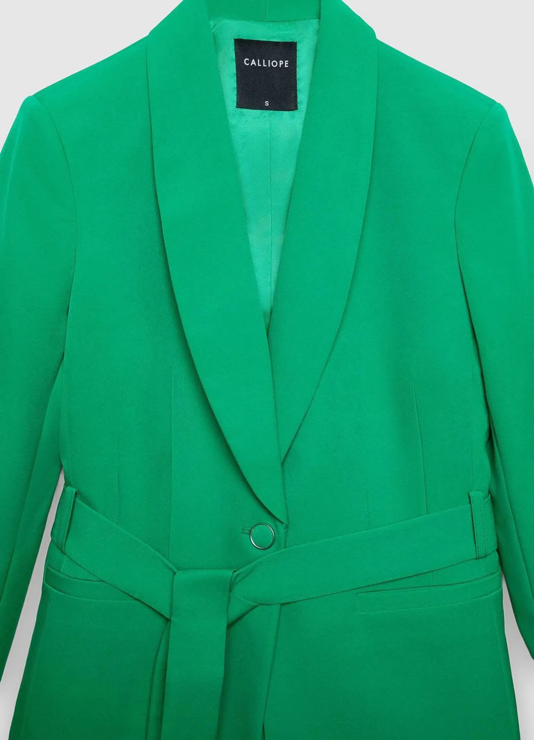 Calliope Giacca veste femme ceinturée col châle