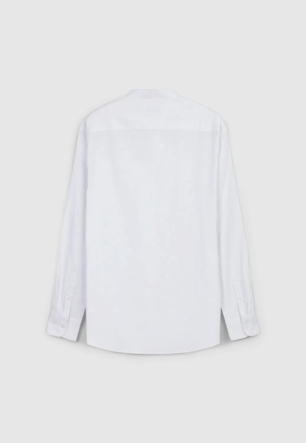 Calliope chemise col coréen lin homme coupe regular