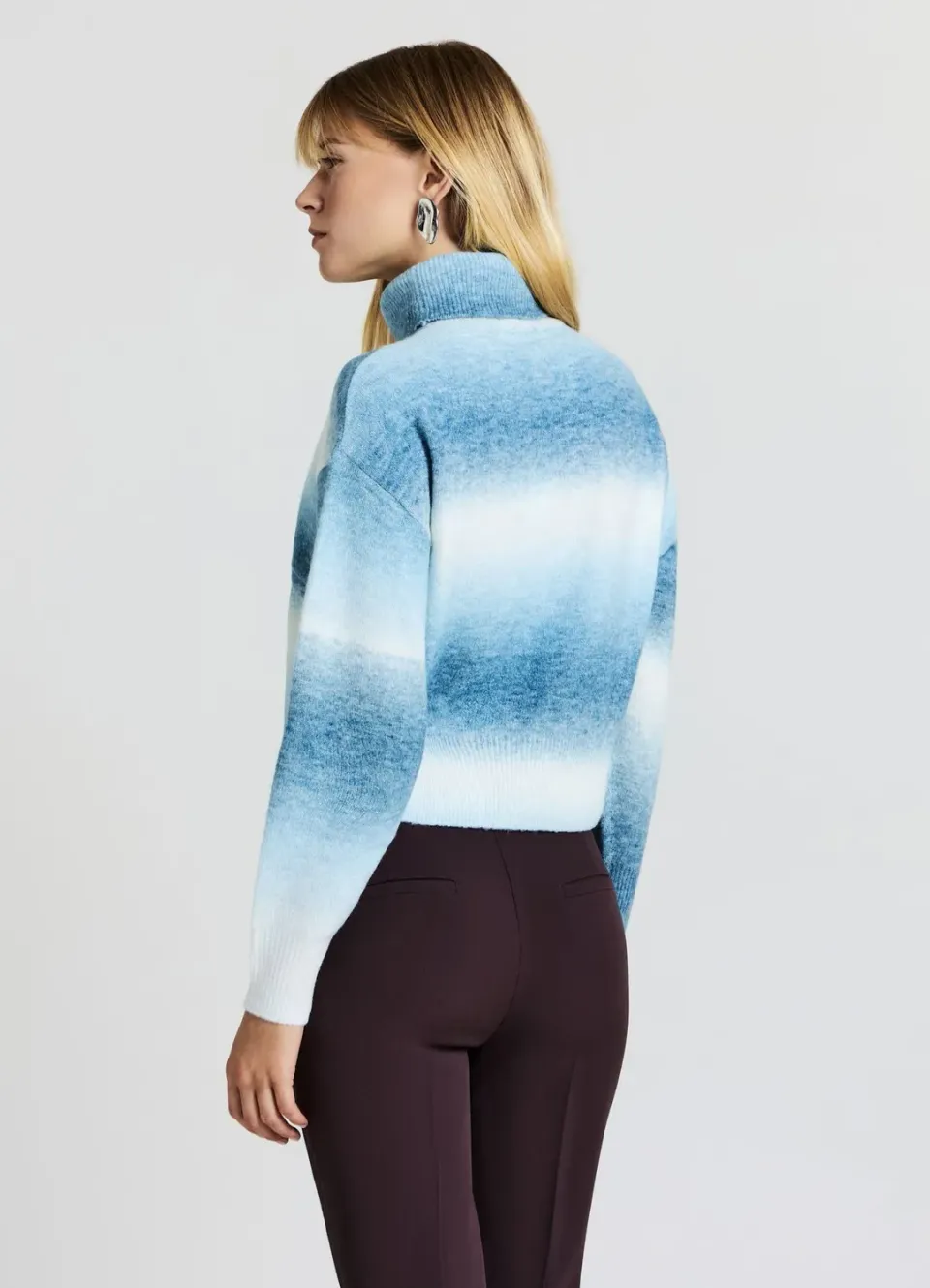 Calliope pull col roulé dégradé femme M