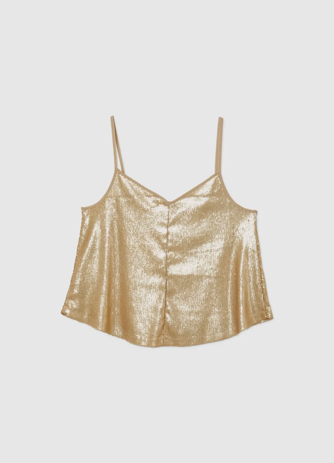 Calliope Atelier Top Évasé Paillettes Top Femme