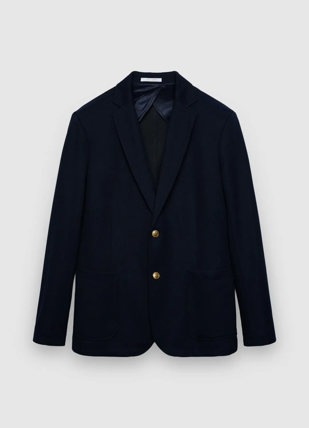 Calliope deux boutons veste homme unie regular