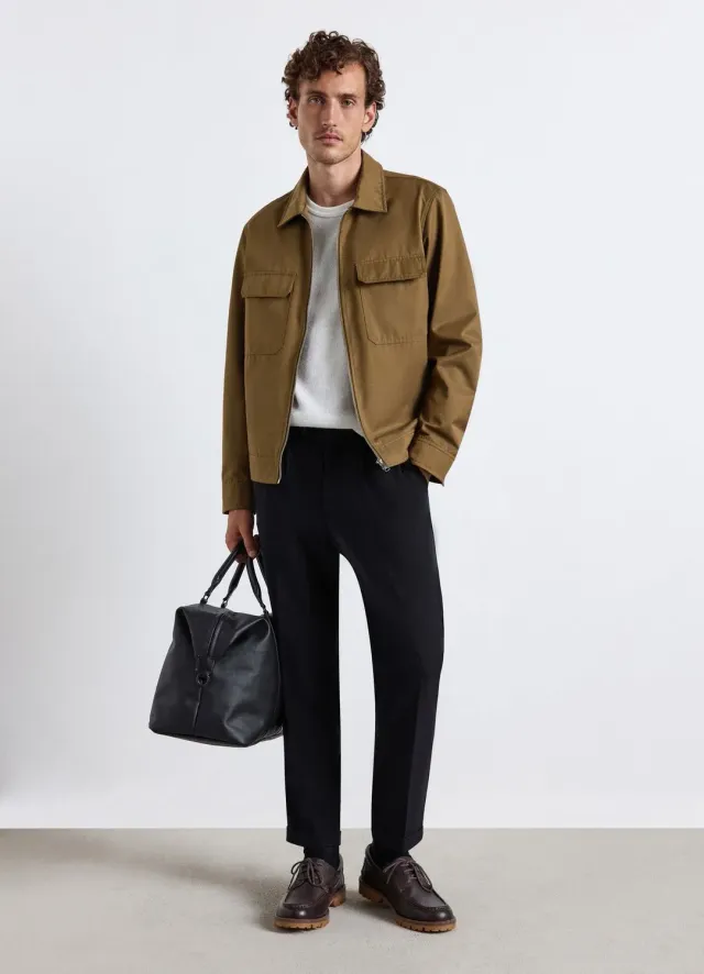 Calliope Zip Blouson homme poches plaquées