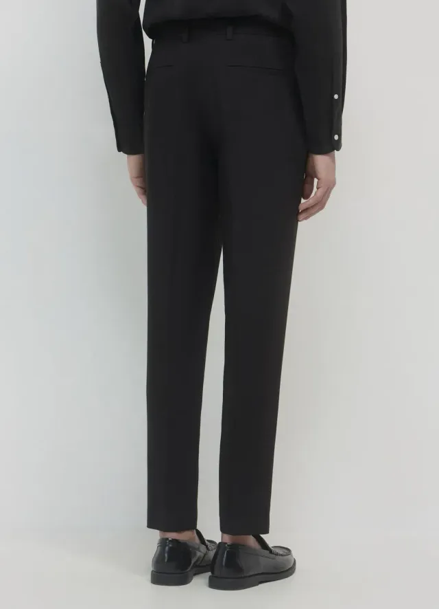 Calliope pantalon homme uni coupe regular