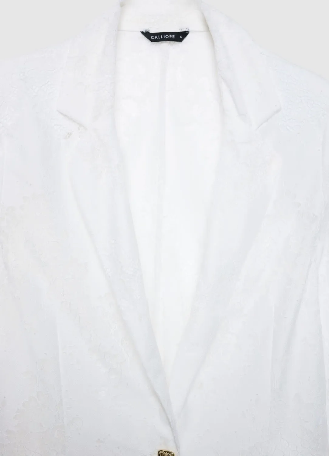 Calliope veste blazer femme dentelle feston