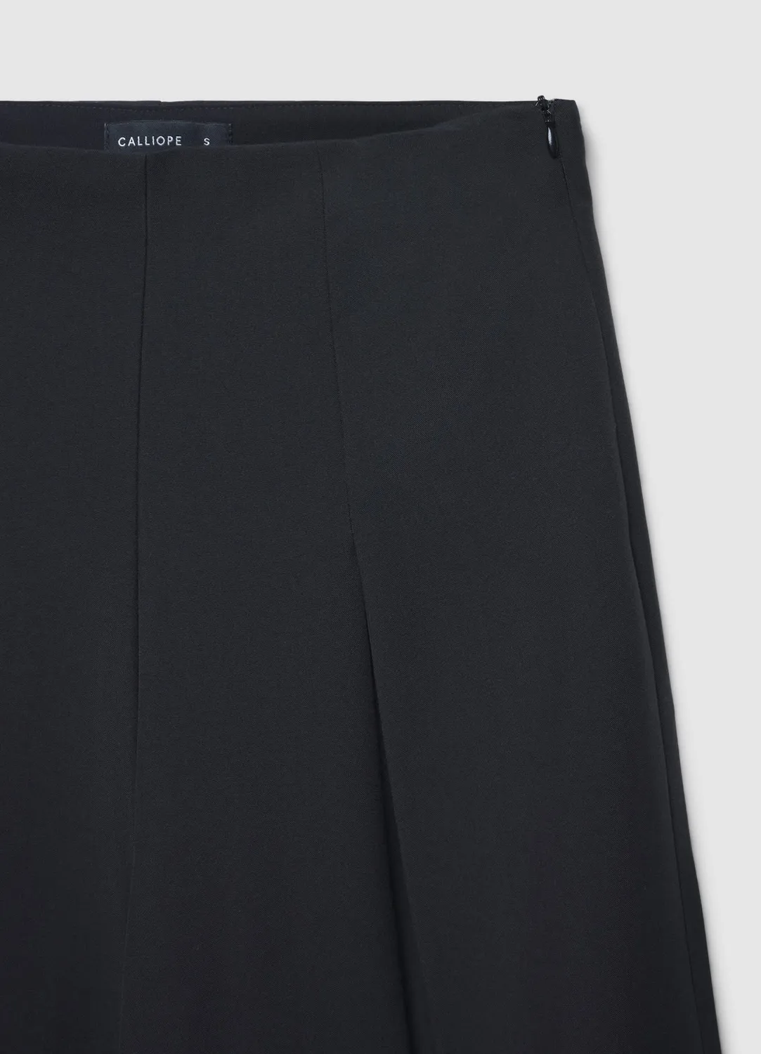 Calliope pantalon large femme uni à plis devant