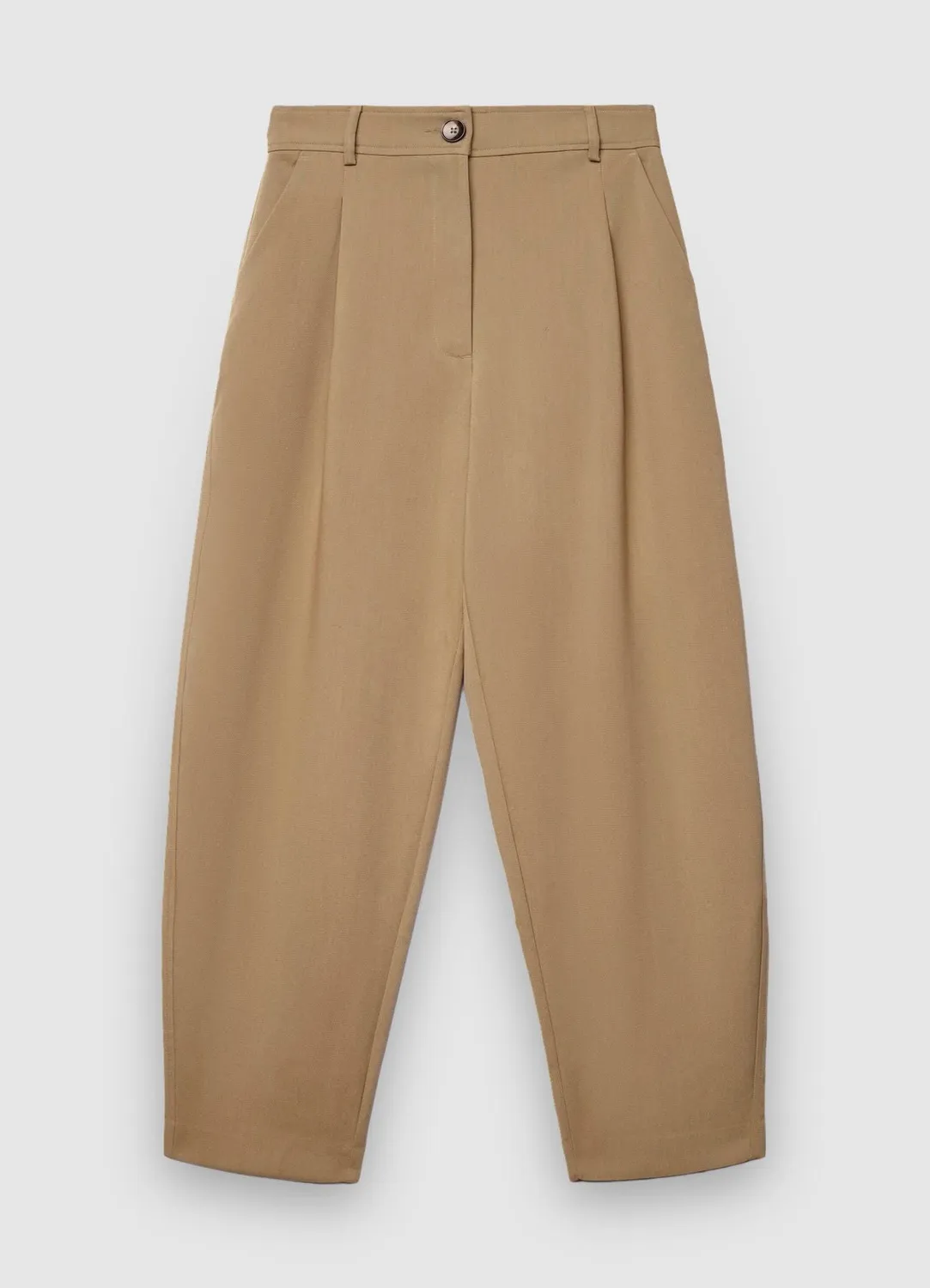 Calliope pantalon barrel femme pinces bureau