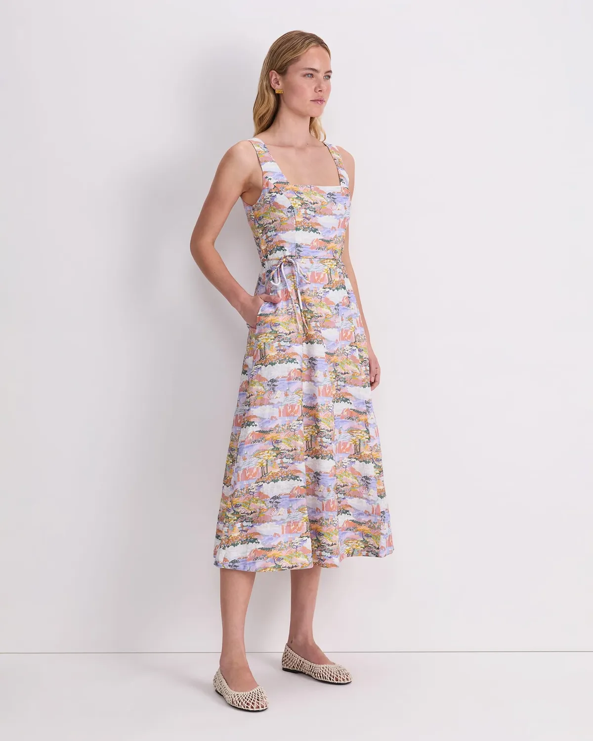 Sportscraft Coastal Parade Liberty robe midi lin