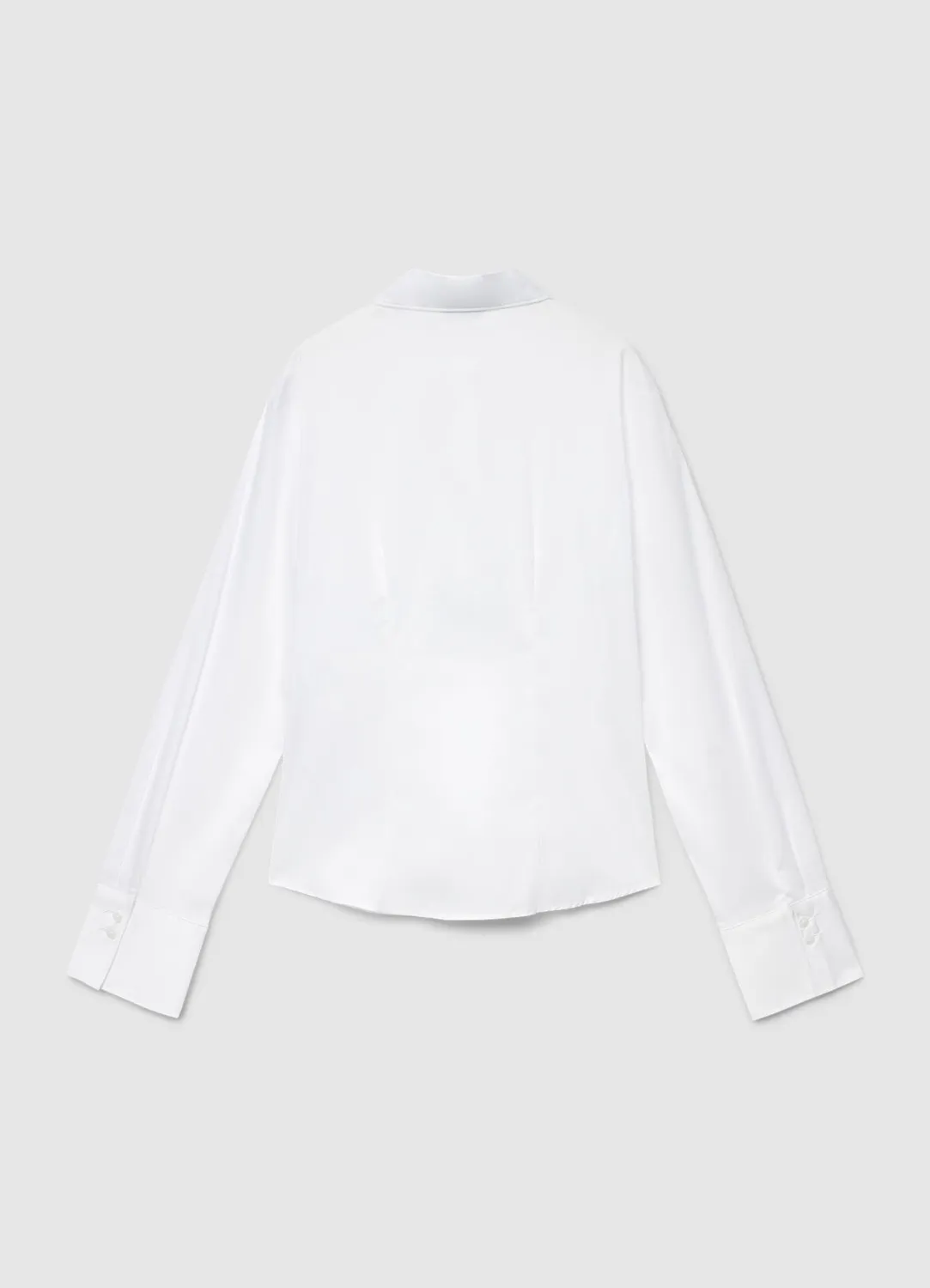 Calliope chemise slim femme fronces manches longues