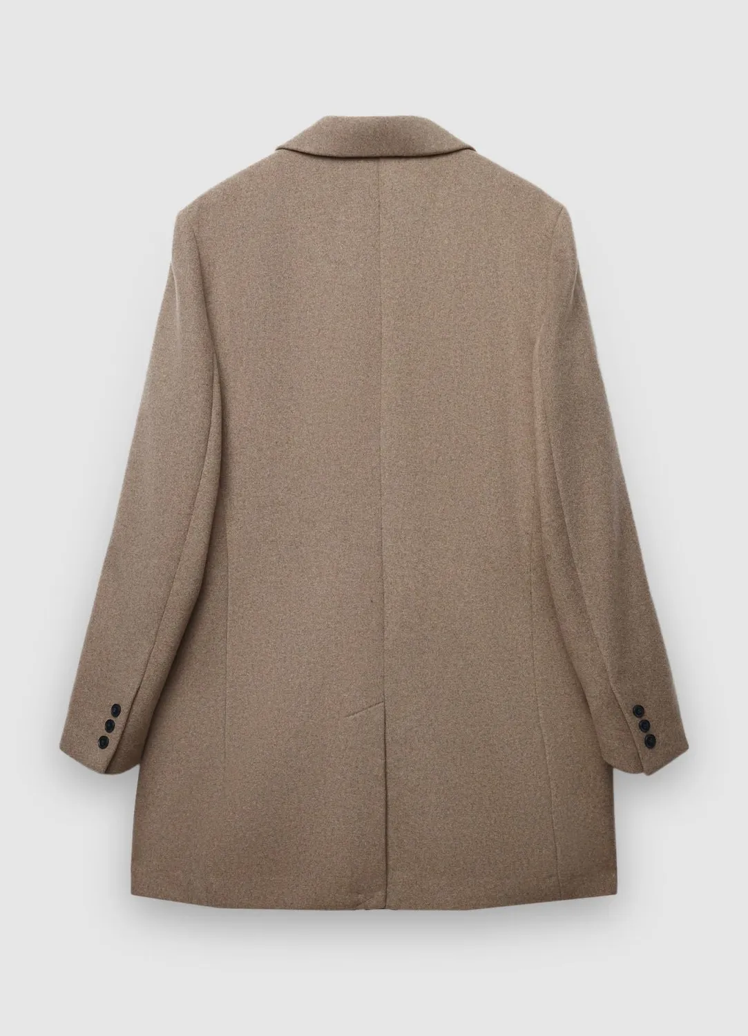 Calliope manteau monopetto homme trois boutons uni