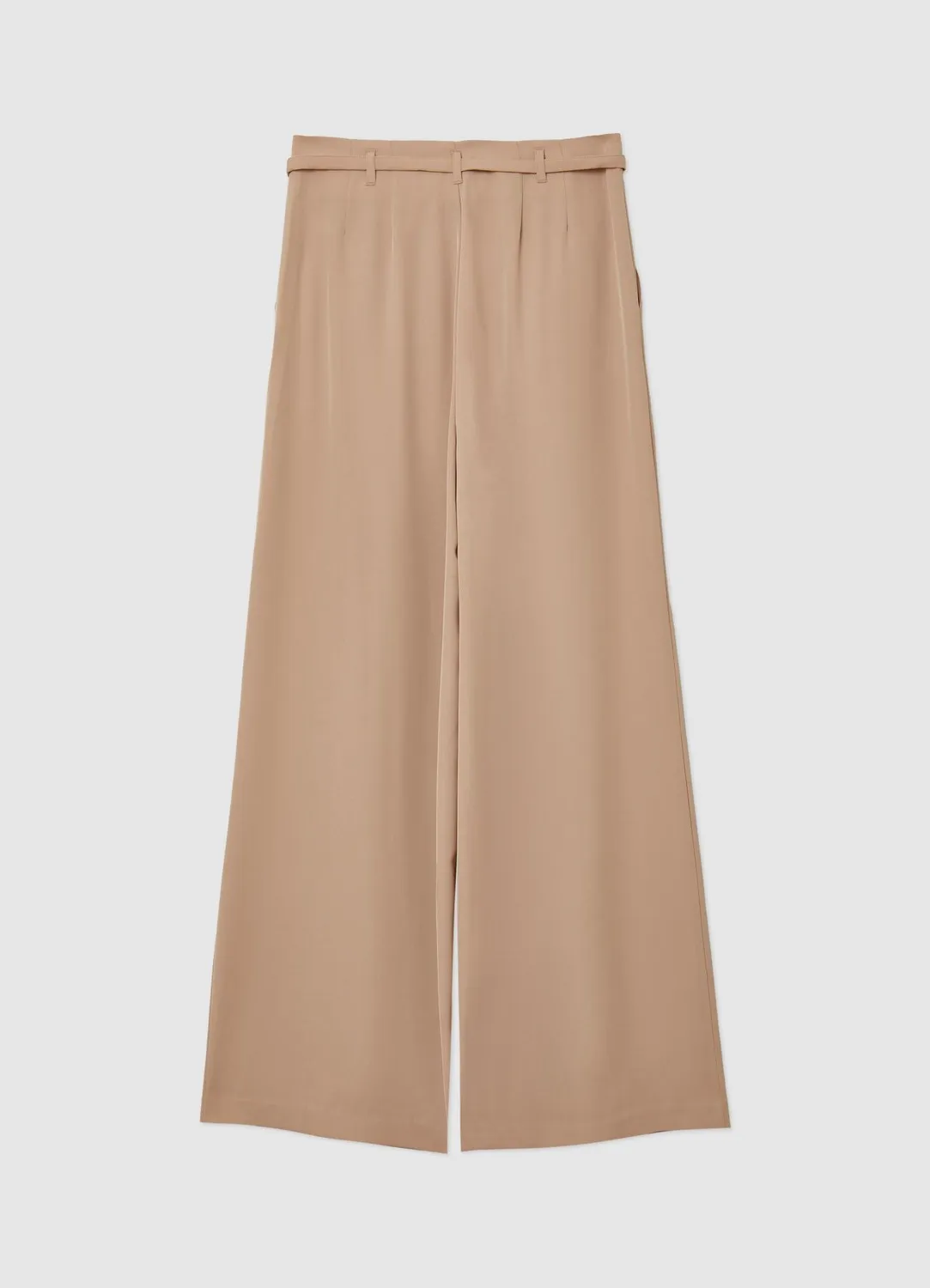 Calliope pantalon palazzo taille haute à ceinture