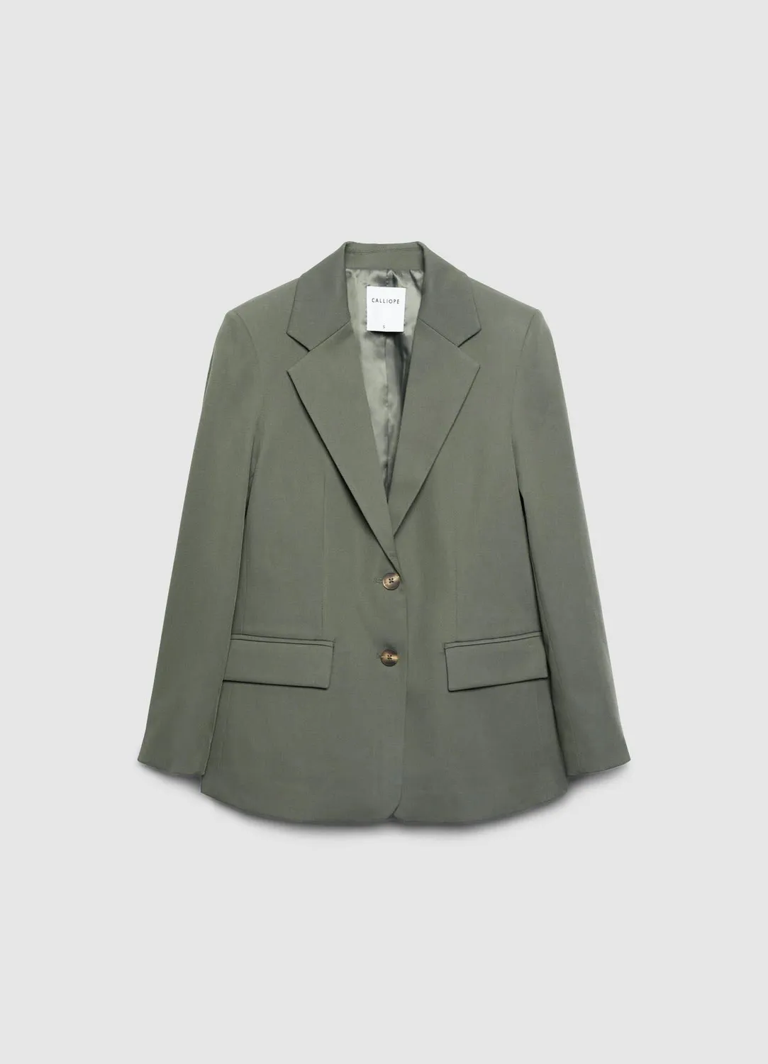 Calliope blazer 2 boutons femme uni droit