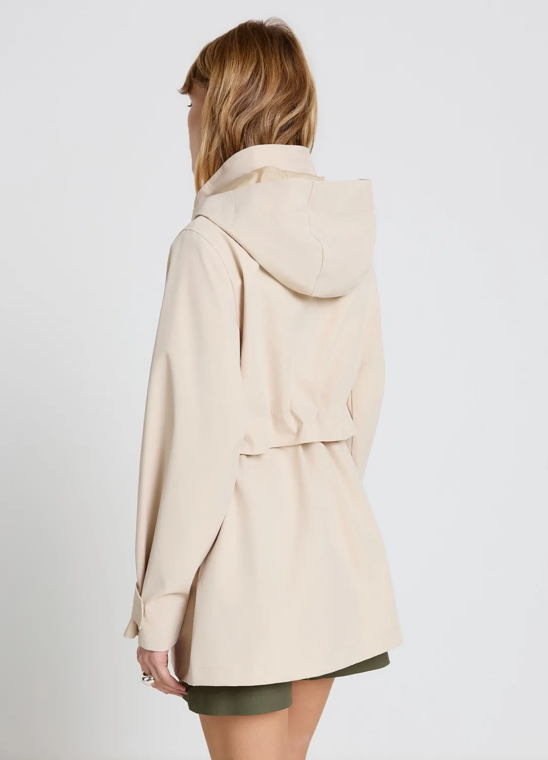 Calliope Veste saharienne capuche femme unie