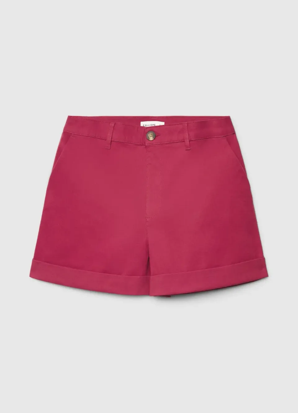 Calliope Short chino femme à revers uni