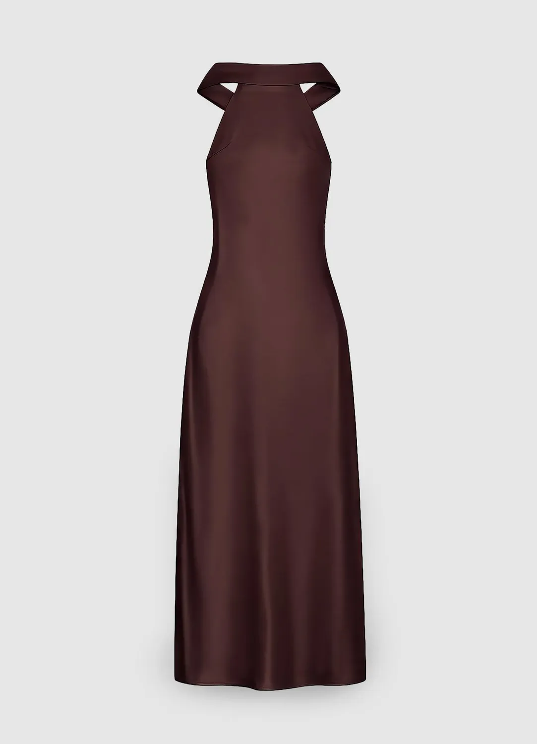 Calliope robe longue femme américaine satin nœud