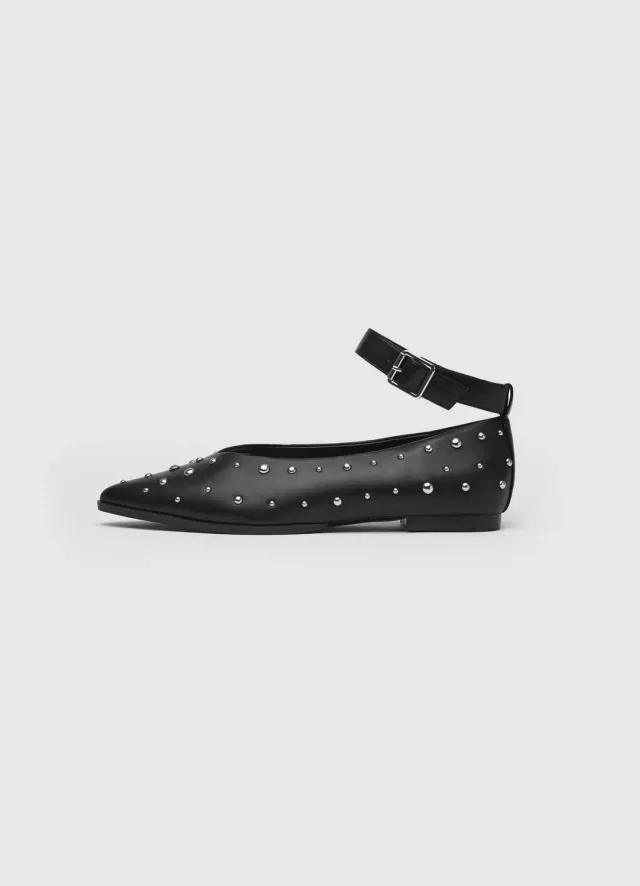 Calliope ballerines cloutées chaussures femme pointe
