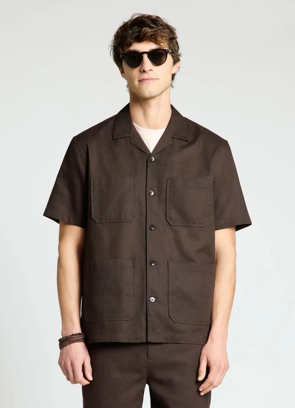 Calliope chemise homme hawaïenne poches manches courtes