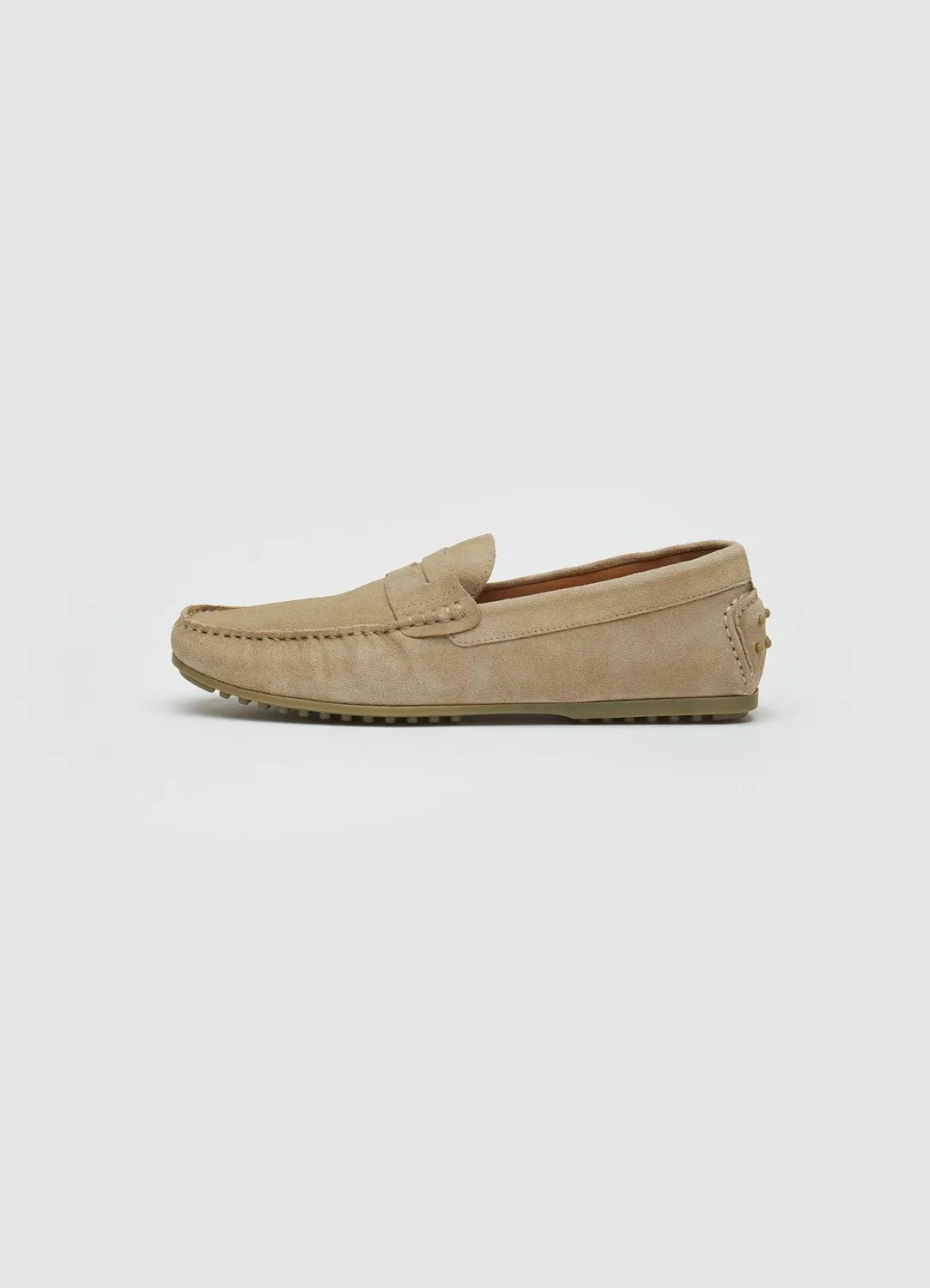 Calliope mocassin cuir homme uni