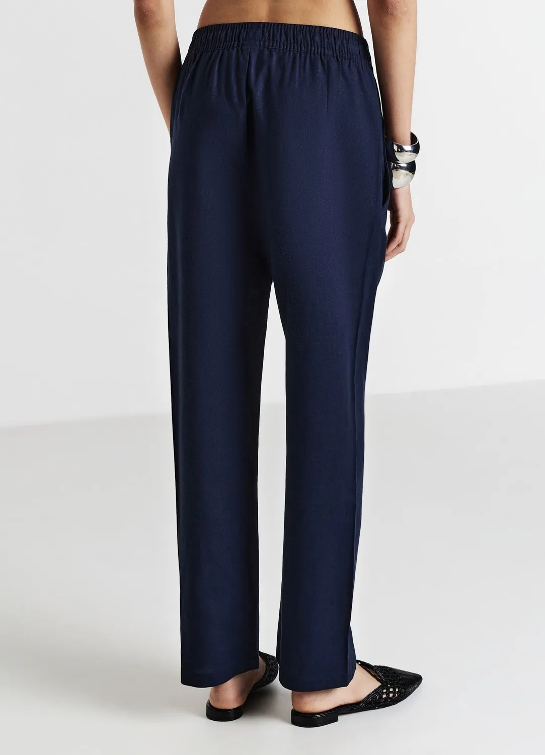 Calliope Jogger femme mélange lin uni
