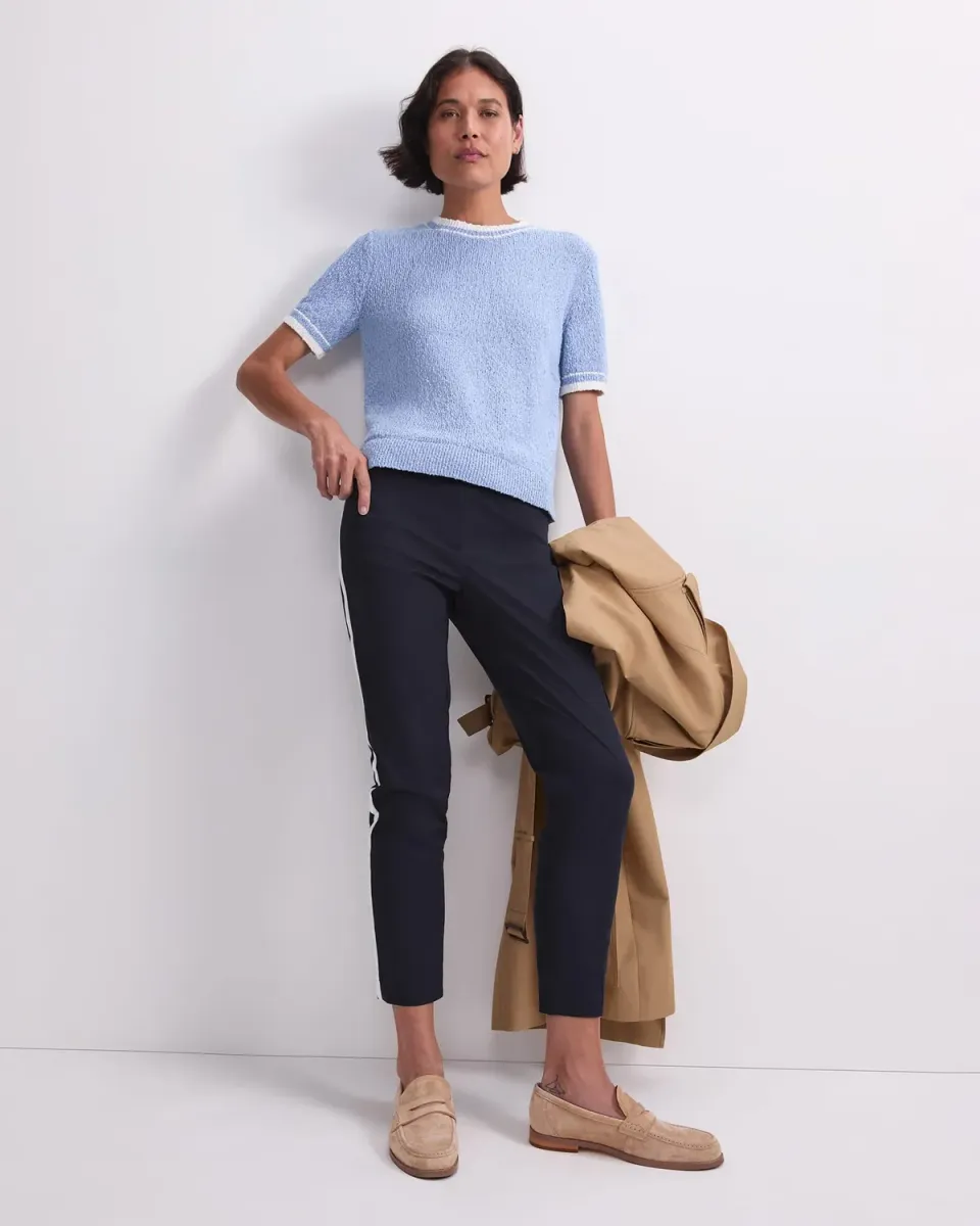Sportscraft Cotton Crew Neck Knit pull coton femme